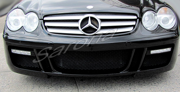 Custom Mercedes-Benz SL  Convertible Front Bumper (2003 - 2008) - $690.00 (Manufacturer Sarona, Part #MB-001-FB)